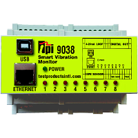 TPI 9034 Smart Vibration Monitor / TPI 9039 Smart Vibration Monitor telepített gépdiagnosztikai rendszer