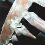 Bar breakage (slippage from the short-circuit ring) (source: CSi) In-operation electric motor diagnostics - Bar breakage (slippage from the short-circuit ring) (source: CSi)