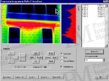 Evaluation of Building Thermography Measurement Data - Temperature Histogram (source: Infratec)