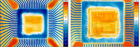 Hőkamera-választék 2014 - Képfelbontás - Mikroszkóp-lencsével elérhető felbontás (forrás: Infratec)
