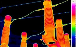 Thermography of Electrical Equipment - Sunlight Reflection (source: PIM)