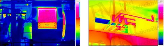 Effect of reflection (source: PIM) Thermography of electrical equipment, measurement tips - Effect of reflection (source: PIM)