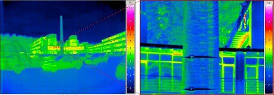 Korszerű hőkamerák szakmai szemmel (V) - Teleobjektívvel elérhető felbontás (forrás: Infratec)