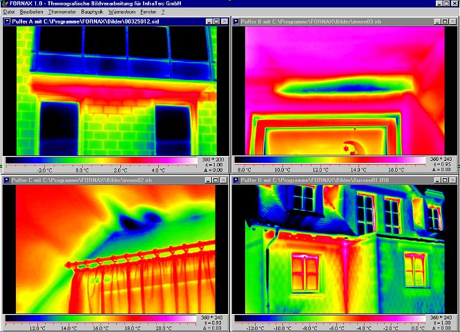 Infratec Fornax hőképkiértékelő szoftver